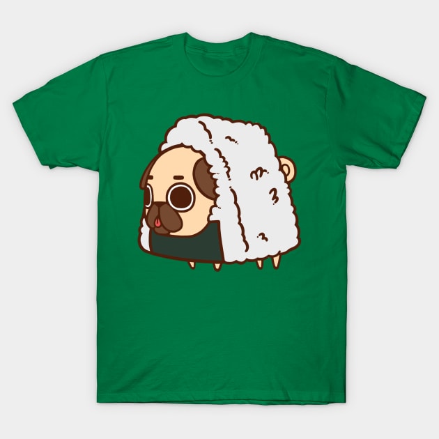 Onigiri Puglie T-Shirt by Puglie Pug 